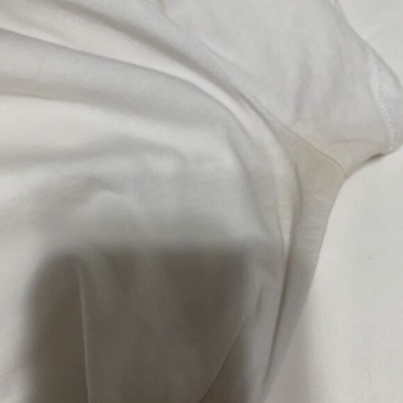 Zara WB Womens Solid White Crew Neck Short Sleeve Top T Shirt Small - Picture 5 of 6